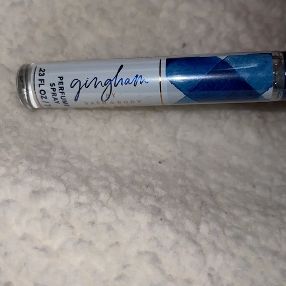 BBW 5pc travel size items Perf Spry Gingham - Picture 2 of 3